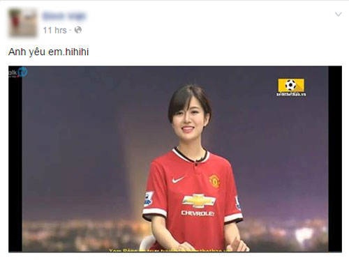 #039;Hot girl MU#039; xinh ngất ngây gây #039;bão#039; cộng đồng mạng - 3