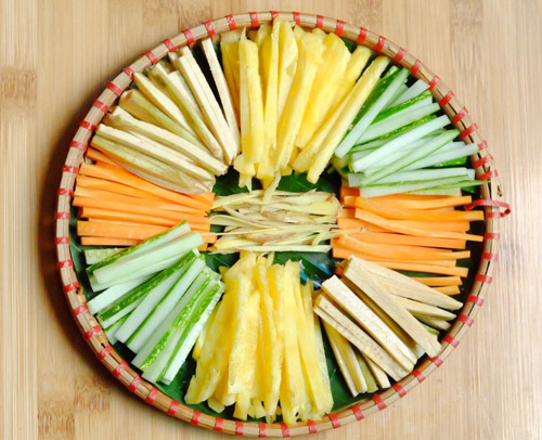 Cách làm bò cuốn lá cải - 3