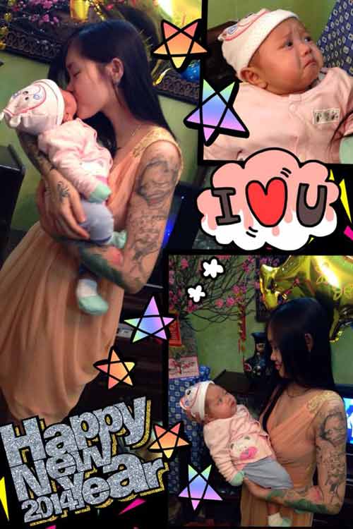 Bà mẹ xăm kín lưng trải lòng về chuyện quot;bỉm sữa nuôi conquot; - 8