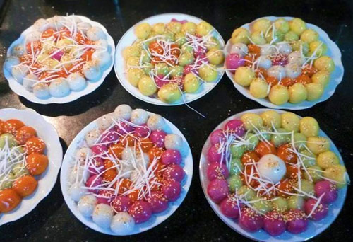 Tết Hàn thực chị em chia sẻ bánh trôi đẹp lung linh - 5