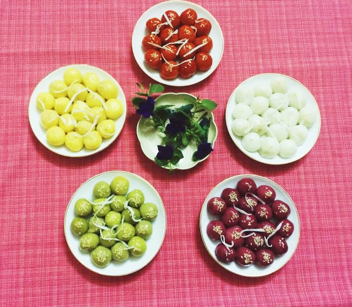 Tết Hàn thực chị em chia sẻ bánh trôi đẹp lung linh - 8