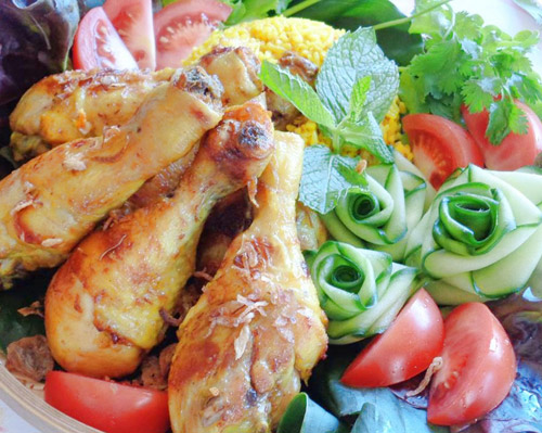 Đùi gà chiên nước cốt dừa cho ngày lễ - 12