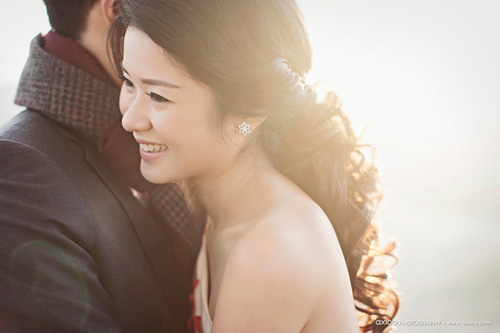 Ảnh cưới đẹp mĩ mãn của cặp đôi đại gia Singapore - 1