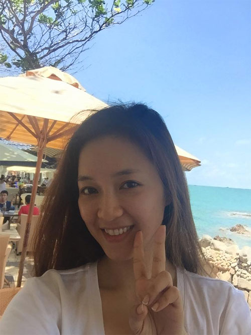 Thu Minh khoe bụng bầu quot;vượt mặtquot; - 12