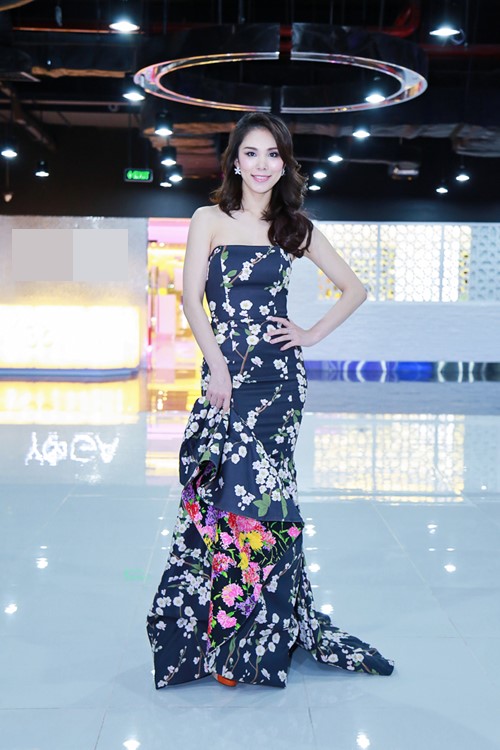 Hà Hồ rạng rỡ đọ sắc vóc cạnh HHHV Thế giới 2007 - 2