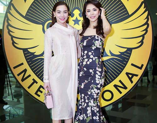 Hà Hồ rạng rỡ đọ sắc vóc cạnh HHHV Thế giới 2007 - 6