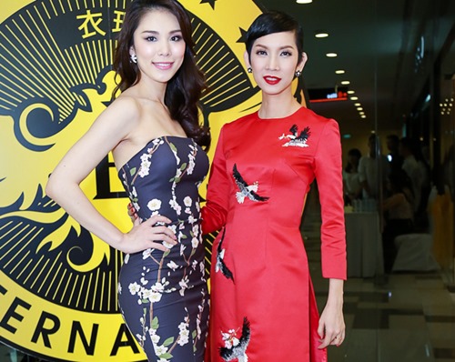 Hà Hồ rạng rỡ đọ sắc vóc cạnh HHHV Thế giới 2007 - 8