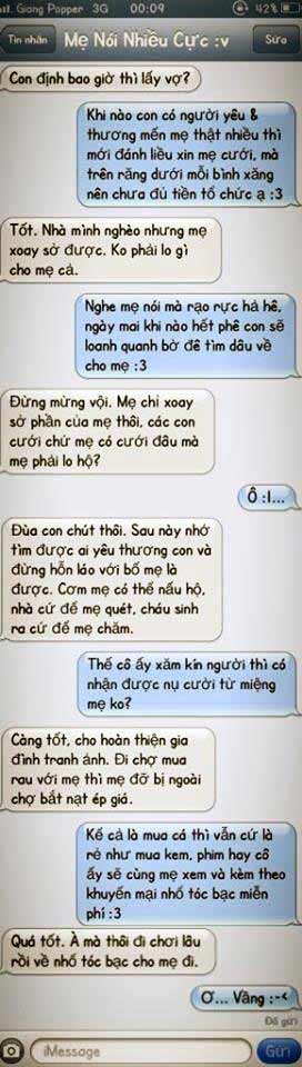 Cười “bò” với tin nhắn của con trai và bà mẹ U55 “bá đạo” - 8