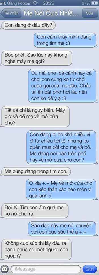 Cười “bò” với tin nhắn của con trai và bà mẹ U55 “bá đạo” - 10