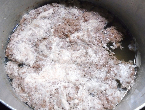 Canh cáy nấu mướp, rau đay thanh mát - 5