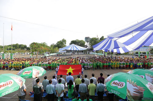 Khai mạc giải bóng rổ Festival trường học TP. HCM cúp Milo 2015 - 1