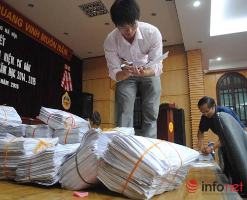 Kỳ thi THPT quốc gia: Hà Nội bàn giao hồ sơ tới các cụm thi - 2