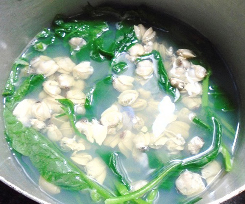 Canh ngao mồng tơi thanh mát, ngon miệng - 4