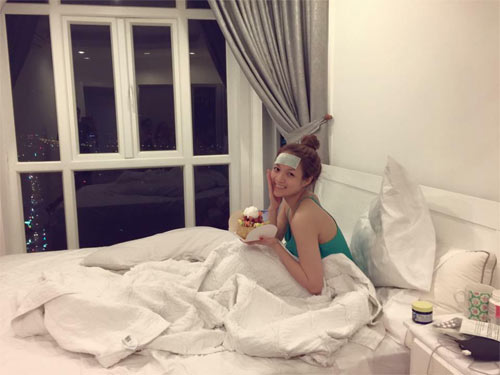 Thu Minh trang trí phòng cho con sắp sinh - 13