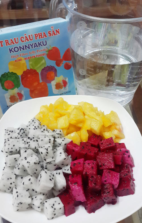 Thạch hoa quả ngọt mát cho ngày hè - 1