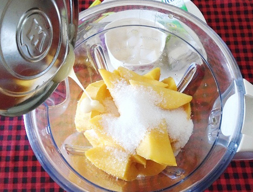 Sinh tố xoài thạch dừa tươi mát - 4