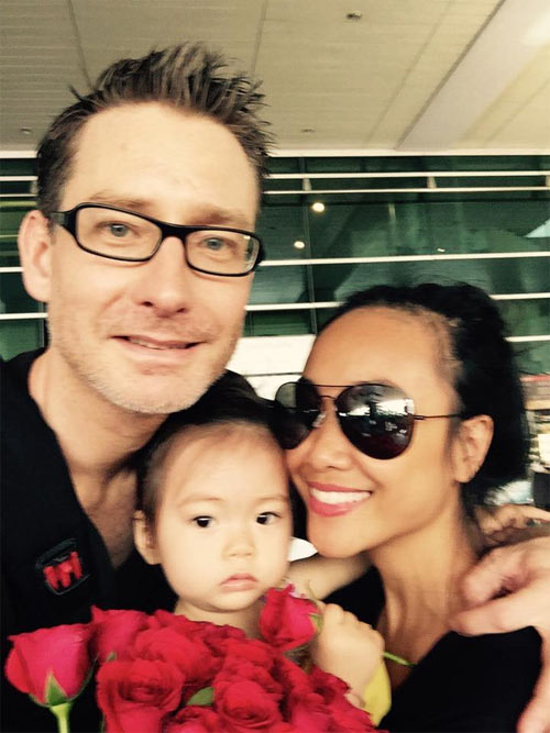 Đoan Trang ngập tràn hạnh phúc khi gặp lại con gái - 1