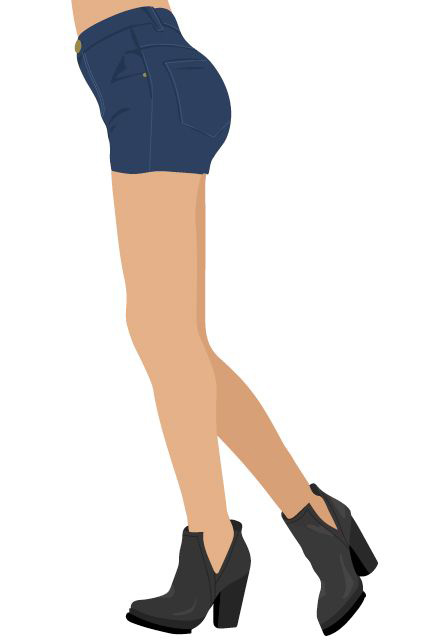 Mẹo vàng chọn quần sooc cho mông lép, mông xệ - 1