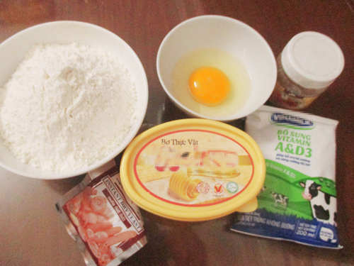 Bánh mỳ dừa hình trái tim hấp dẫn - 1