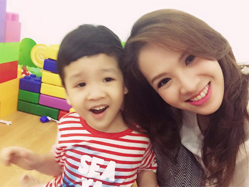 Hé lộ hình ảnh đầu tiên của con trai Thu Minh - 4