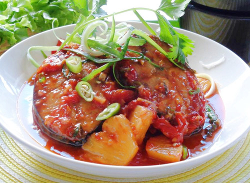 Cá ngừ kho dứa ngon cơm - 10