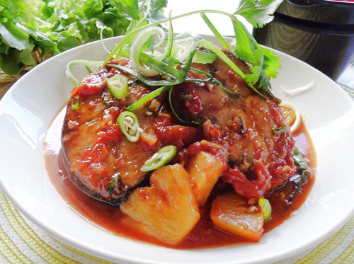 Cá ngừ kho dứa ngon cơm - 8