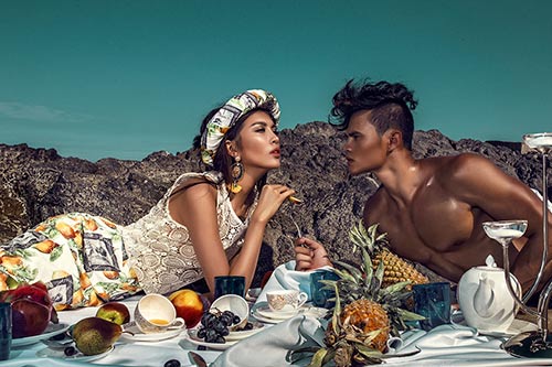 Đặng Lệ Hằng khoe vẻ đẹp ma mị bên người mẫu nam - 4
