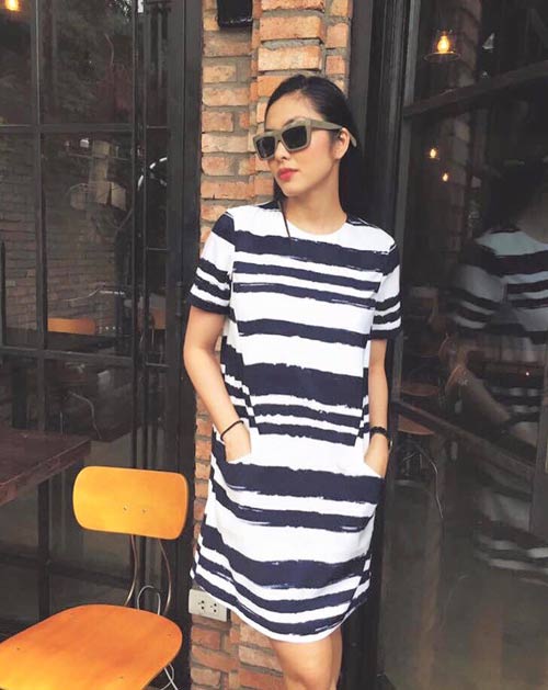 Tăng Thanh Hà liên tục khoe vóc dáng hoàn hảo sau sinh - 6