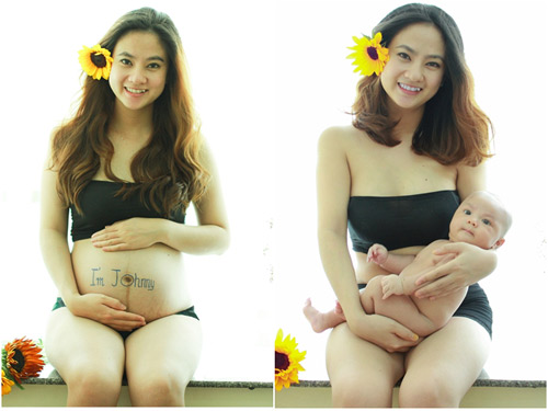12 bức ảnh trước amp; sau sinh đẹp quot;không cưỡng nổiquot; - 12