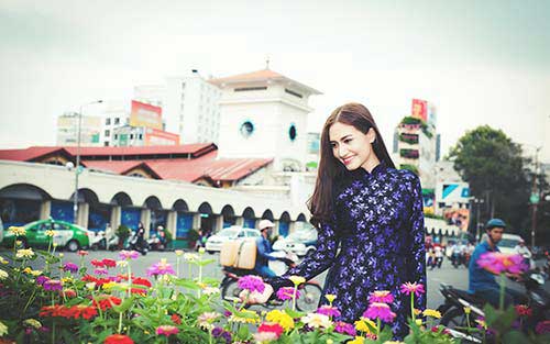 Dương Hiểu Ngọc dịu dàng, tinh tế với áo dài - 9
