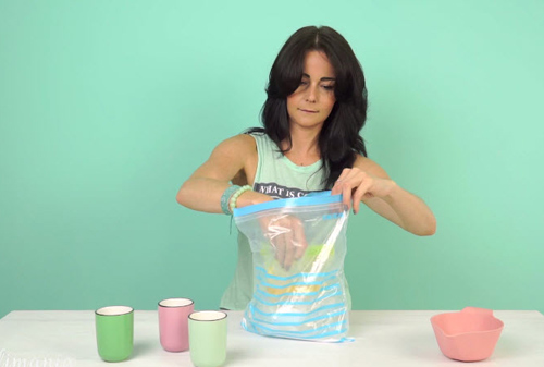 5 phút làm kem hoa quả không cần tủ lạnh - 3