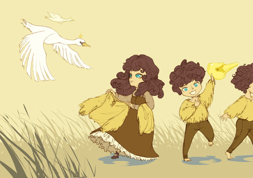 Truyện cổ tích: Sáu con thiên nga - 2