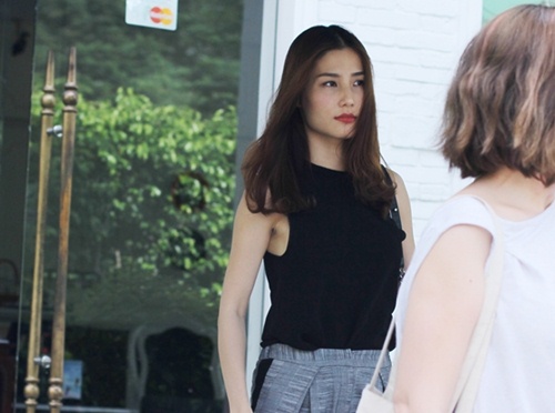 Diễm My 9X để mặt mộc đi hẹn hò bạn bè cuối tuần - 7