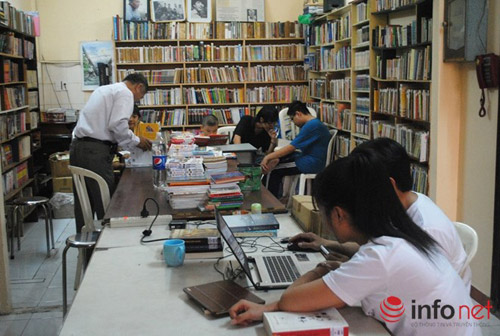 Thư viện 25.000 cuốn sách miễn phí của ông Cường - 2