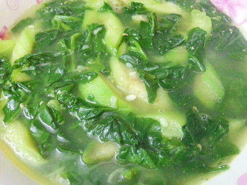 Canh cua nấu mồng tơi, mướp hương thanh mát - 14