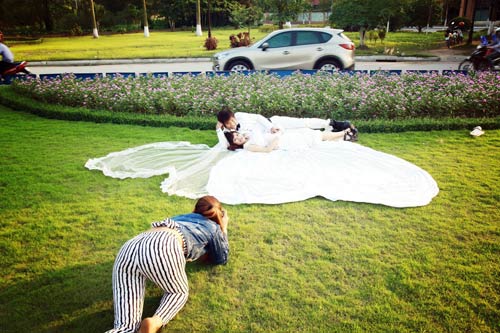 Hài quot;vật vãquot; với hậu trường chụp ảnh cưới (P1) - 10