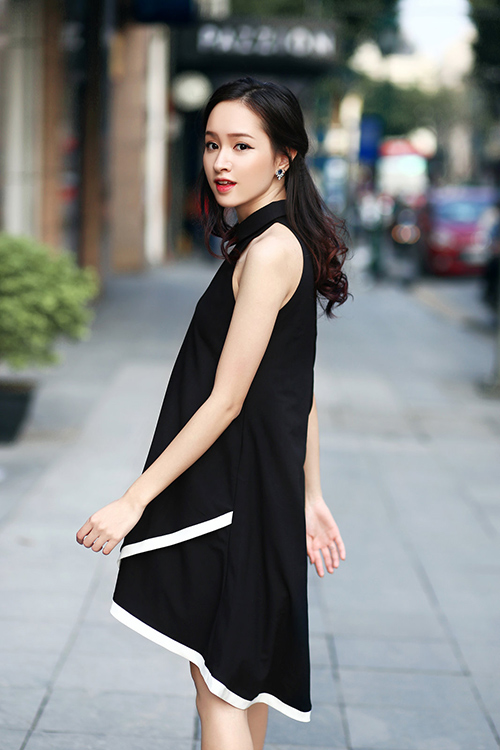 Váy đầm thanh tao của hot girl Hà Nội đẹp như thiên thần - 10