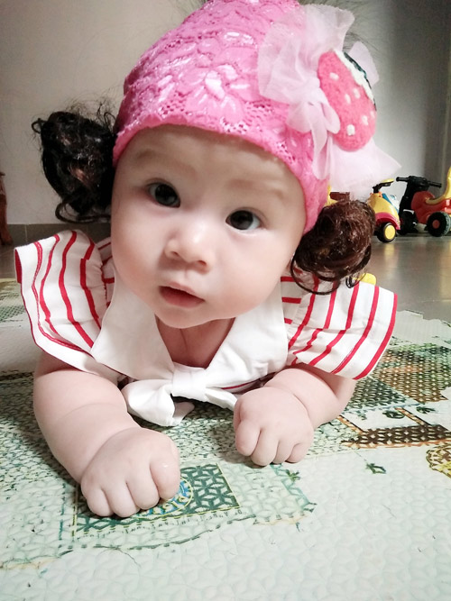 Đinh Yến Nhi - AD28500	- Da trắng, mắt tròn xinh xắn - 2