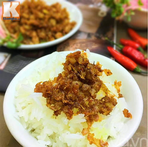 Thịt băm rang riềng đơn giản, trôi cơm - 9