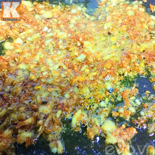 Thịt băm rang riềng đơn giản, trôi cơm - 5