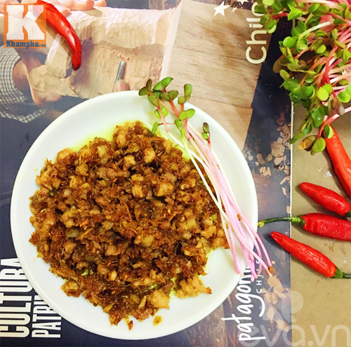 Thịt băm rang riềng đơn giản, trôi cơm - 7