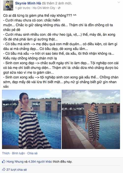 Những lần vợ Lý Hải quot;phản pháoquot; khi bị gọi là quot;máy đẻquot; - 2