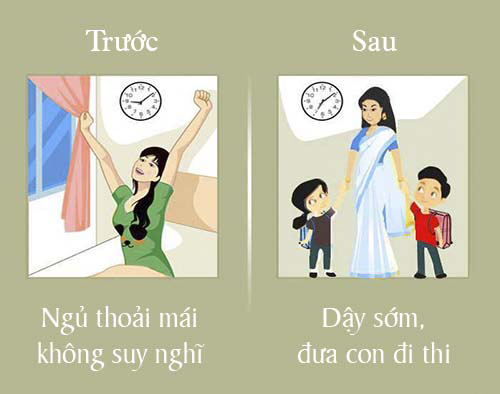 Sự khác biệt trước và sau khi lấy chồng - 2