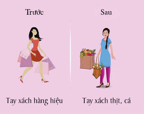 Sự khác biệt trước và sau khi lấy chồng - 3