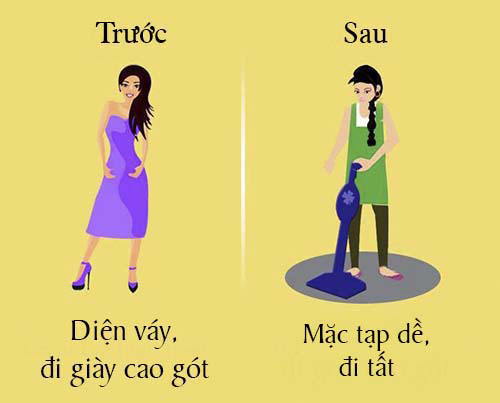 Sự khác biệt trước và sau khi lấy chồng - 9