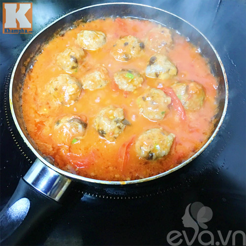 Thịt bò viên sốt cà chua đậm đà, ngon cơm - 8