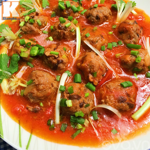 Thịt bò viên sốt cà chua đậm đà, ngon cơm - 10