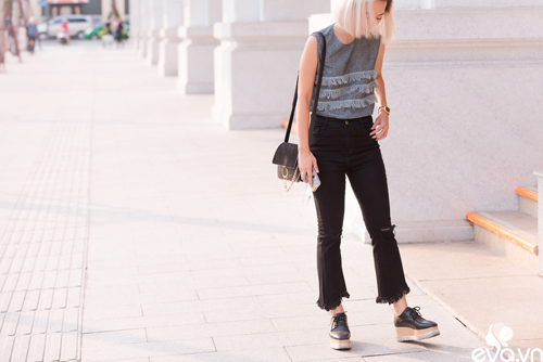 Street style tuần: Màu xám đang làm chị em say như điếu đổ - 12