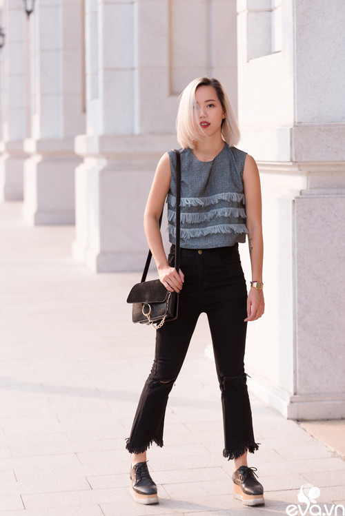 Street style tuần: Màu xám đang làm chị em say như điếu đổ - 11