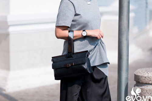 Street style tuần: Màu xám đang làm chị em say như điếu đổ - 14